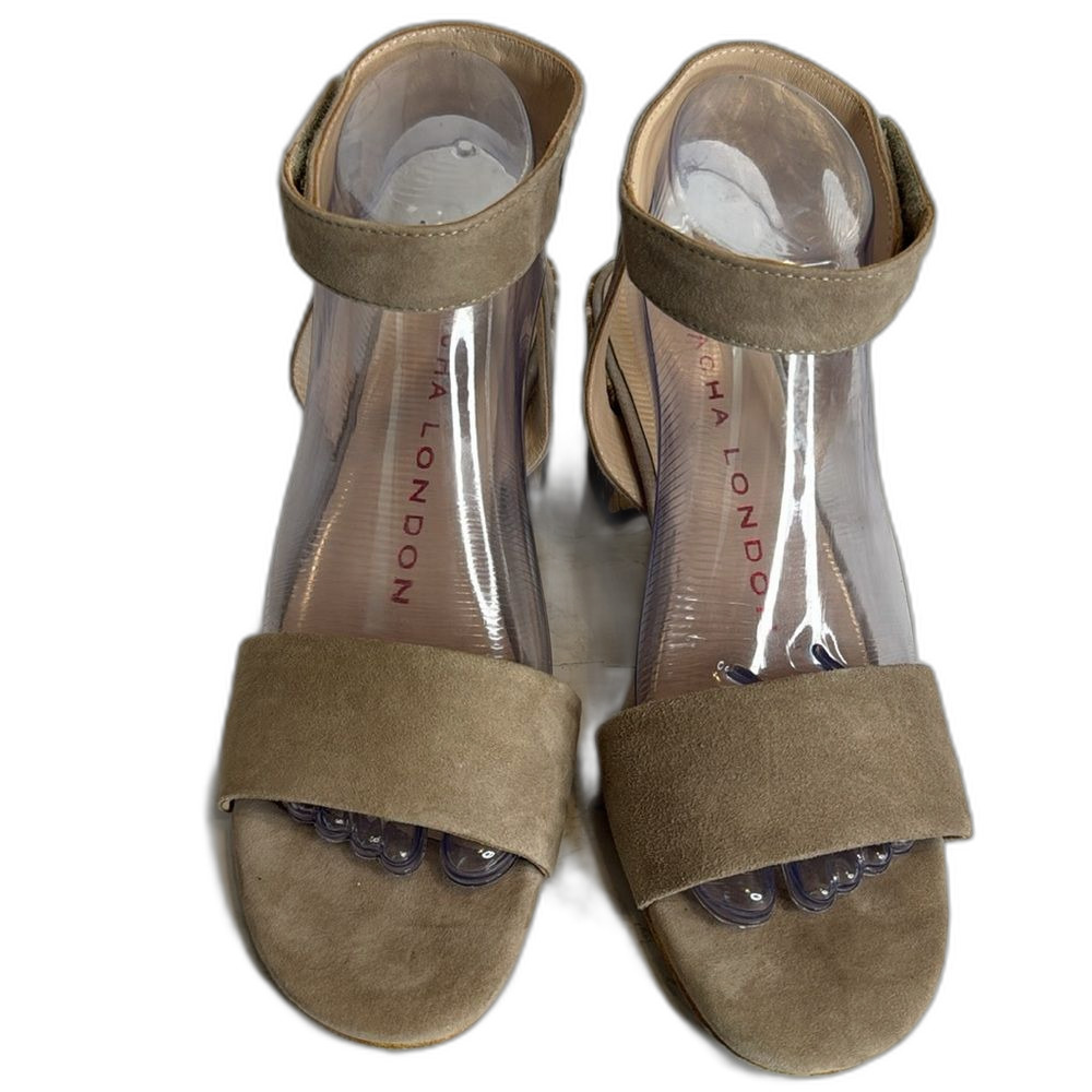 Sacha London Neola ladies chunky heel strap ankle shoes size‎ 8.5
